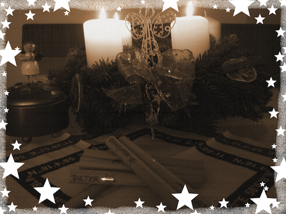 Adventkranz mit Leistungsförderungen