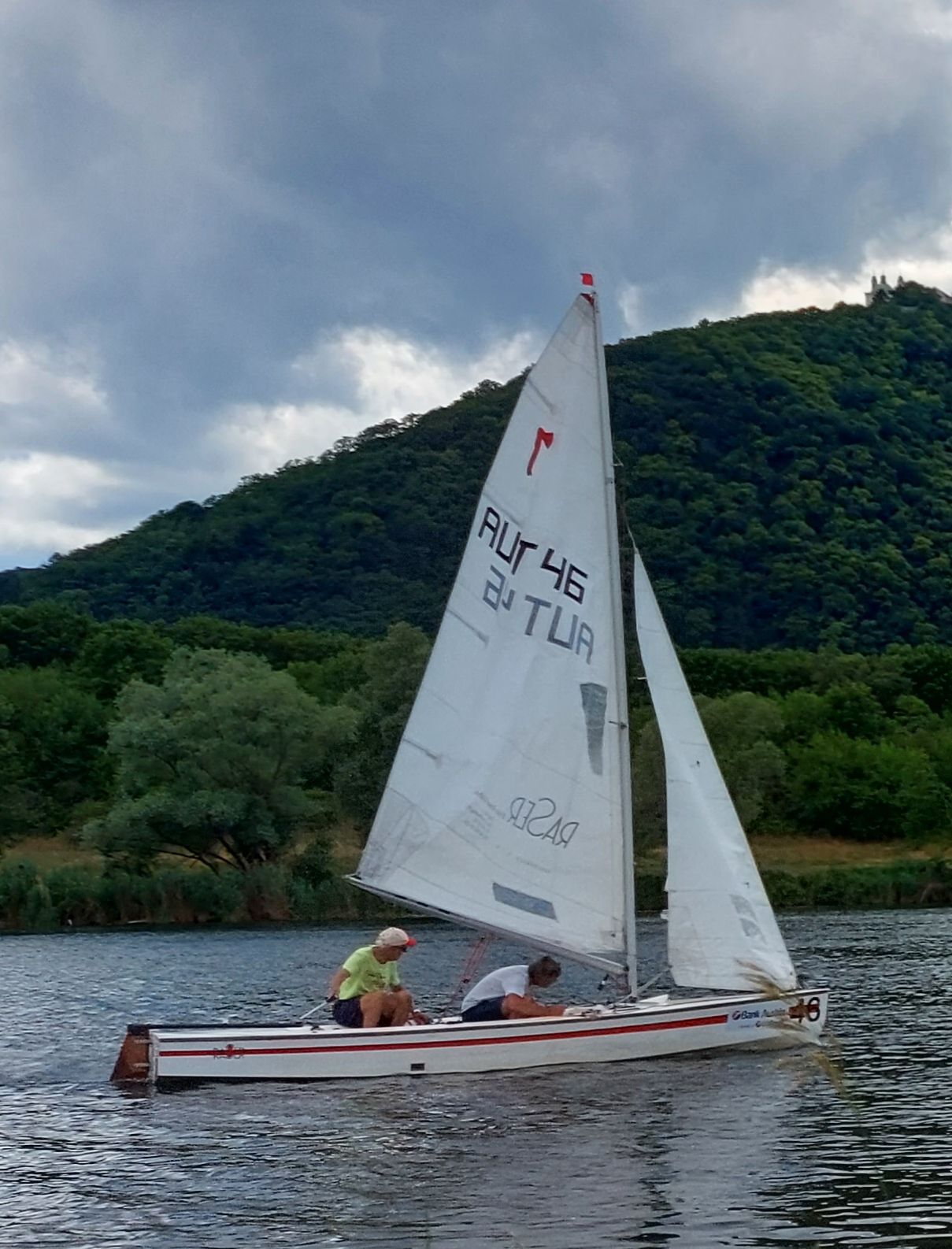Helmut bei seiner 490. Pirat-Regatta