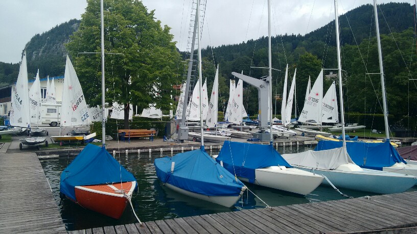 Der Hafen des Yacht Clubs Wolfgangsee