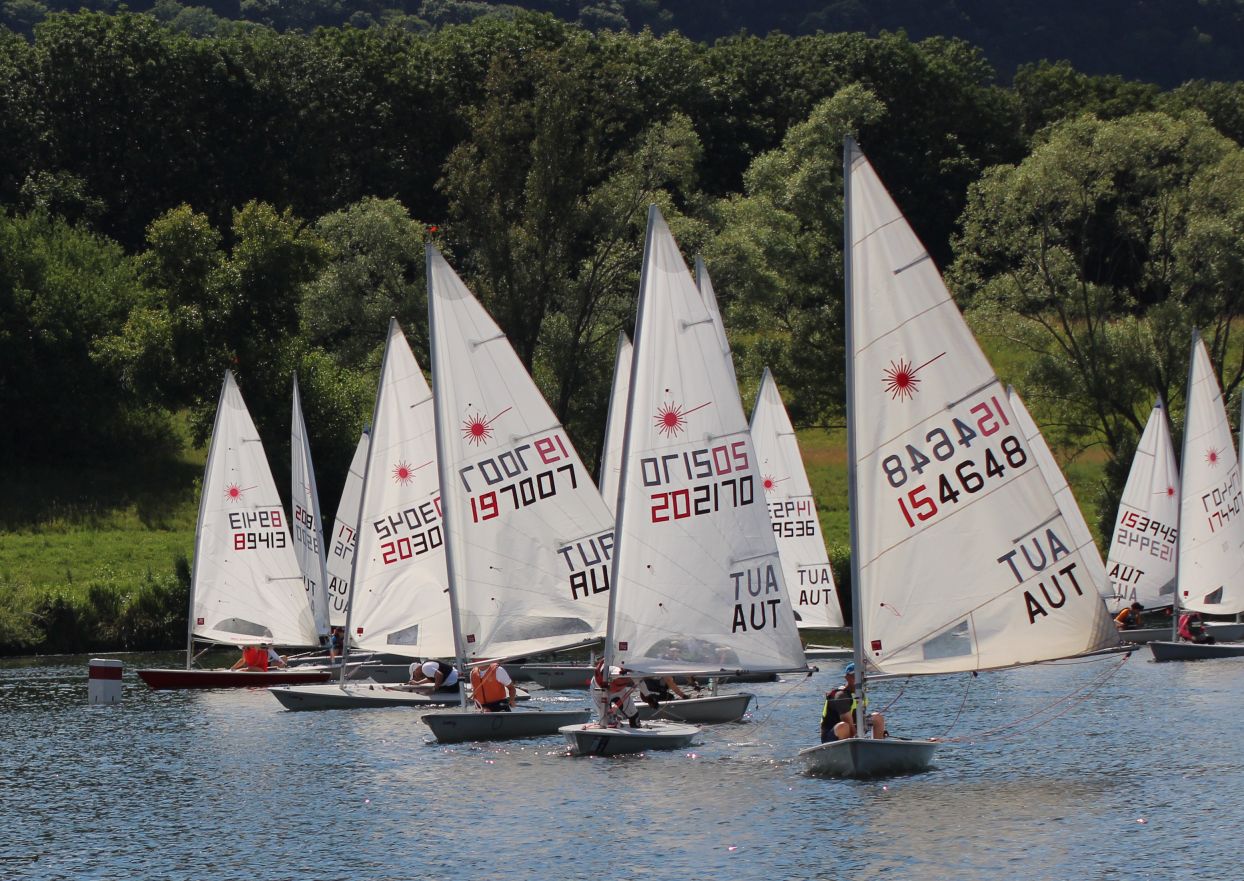 Laser Standard vor dem Start