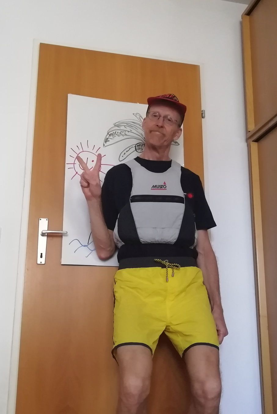 In Segelklamotten