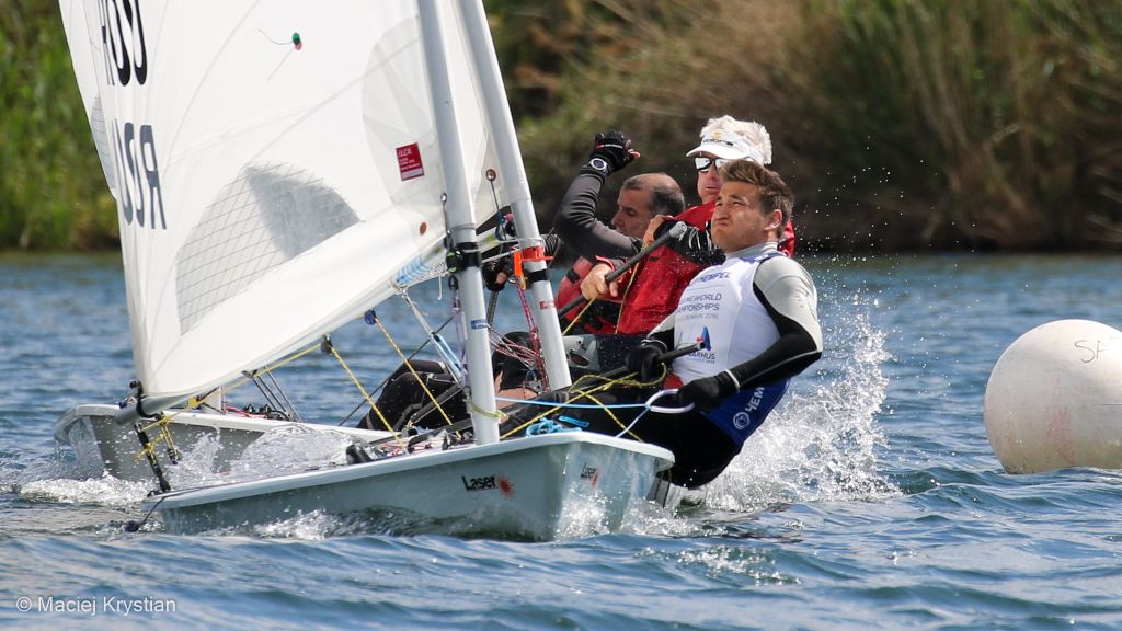 Tarkan nach der Lee-Boje vor Markus und Werner